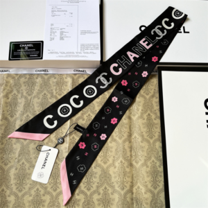 Chanel Ribbon scarf NO:SS202 Material:Satin