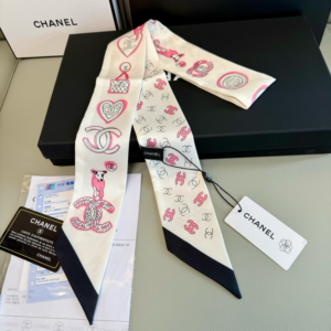 Chanel Ribbon scarf NO:SS187 Material:Satin