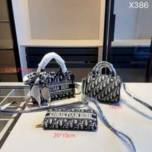 Dior Combination bag NO:YC-X386 Material:Microfiber leather