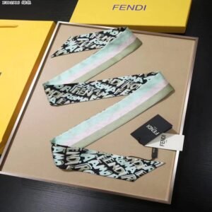 Fendi Ribbon scarf NO:SS115 Material:Satin