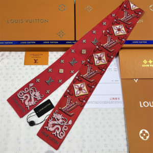Louis vuitton Ribbon scarf NO:SS185 Material:Satin
