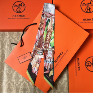 Hermes Ribbon scarf NO:SS21 Material:Satin