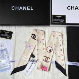 Chanel Ribbon scarf NO:SS31 Material:Satin