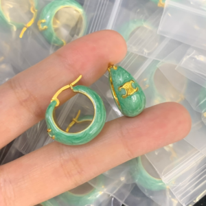 Celine Earring NO:Y168375 Material:copper+18k gold