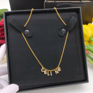 Celine Necklace NO:Y136408 Material:copper+18k gold