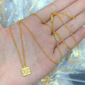 Celine Necklace NO:Y132643 Material:copper+18k gold