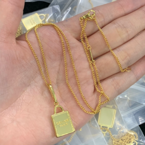 Celine Necklace NO:Y122006 Material:copper+18k gold