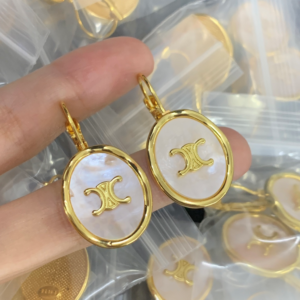 Celine Earring NO:Y174917 Material:copper+18k gold