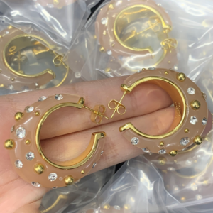 Celine Earring NO:Y154232 Material:copper+18k gold