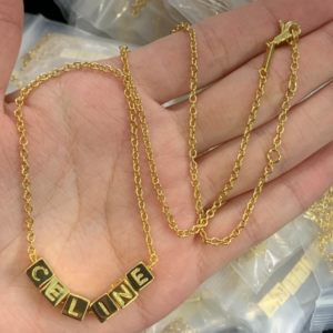 Celine Necklace NO:Y122306 Material:copper+18k gold