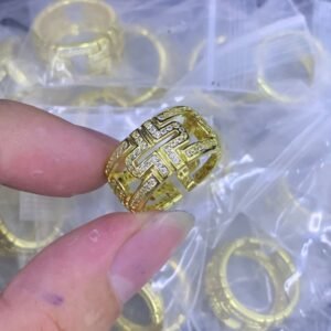 Bottega veneta Ring NO:Y221482 Material:copper+18k gold