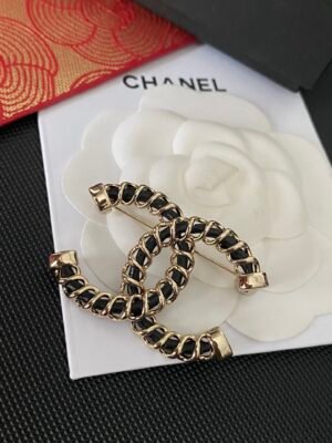 Chanel Brooch NO:C276-balckXZ Material:copper