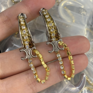 Celine Earring NO:Y162554 Material:copper+18k gold