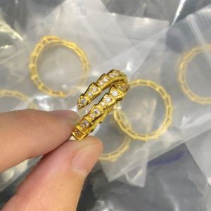 Bvlgari Ring NO:Y188199 Material:copper+18k gold