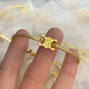 Celine Bangle NO:Y186171 Material:copper+18k gold