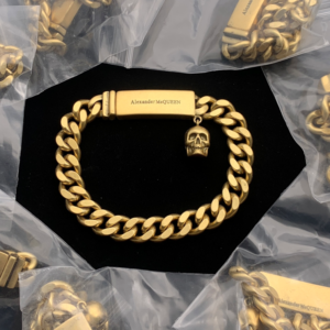 Alexander mcqueen Bracelet NO:Y178624 Material:copper+18k gold