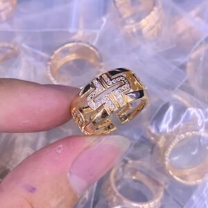 Bottega veneta Ring NO:Y221517 Material:copper+18k gold