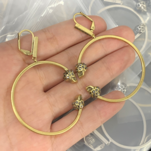 Alexander mcqueen Earring NO:Y162805 Material:copper+18k gold