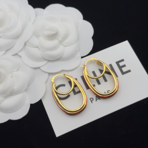 Celine Earring NO:Y135634 Material:copper+18k gold