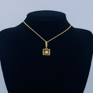 Celine Necklace NO:Y173694 Material:copper+18k gold