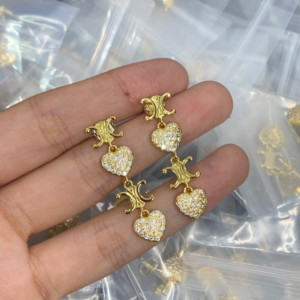 Celine Earring NO:Y146998 Material:copper+18k gold