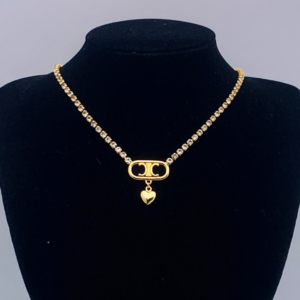 Celine Necklace NO:Y180884 Material:copper+18k gold