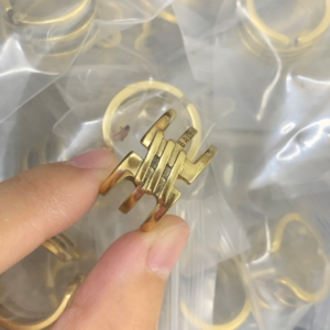 Balenciaga Ring NO:Y184351 Material:copper+18k gold