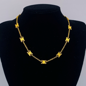 Celine Necklace NO:Y177957 Material:copper+18k gold