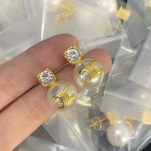 Celine Earring NO:Y179740 Material:copper+18k gold