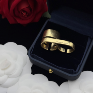 Alexander mcqueen Ring NO:Y144226-1 Material:copper+18k gold