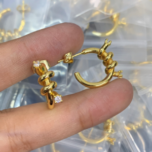 Celine Earring NO:Y152529 Material:copper+18k gold