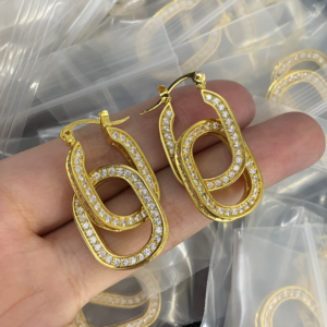Celine Earring NO:Y168677 Material:copper+18k gold