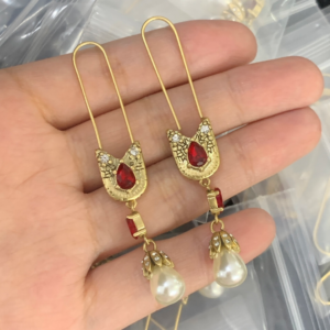 Alexander mcqueen Earring NO:Y172710 Material:copper+18k gold
