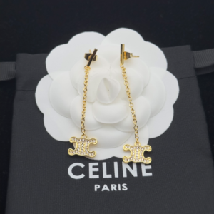 Celine Earring NO:Y135212 Material:copper+18k gold