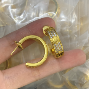 Cartier Earring NO:Y189565 Material:copper+18k gold