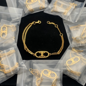 Celine Bracelet NO:Y175717 Material:copper+18k gold