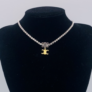 Celine Necklace NO:Y177955 Material:copper+18k gold