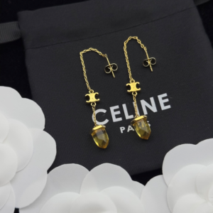Celine Earring NO:Y131600 Material:copper+18k gold