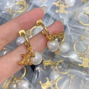Celine Earring NO:Y143920 Material:copper+18k gold