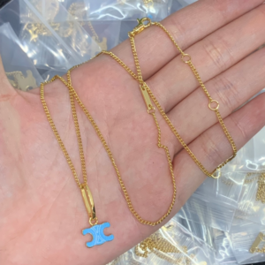 Celine Necklace NO:Y136981 Material:copper+18k gold