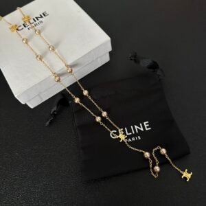 Celine Necklace NO:JYB579 Material:copper