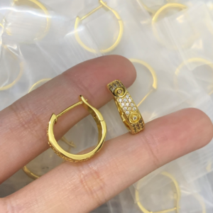 Cartier Earring NO:Y184765 Material:copper+18k gold
