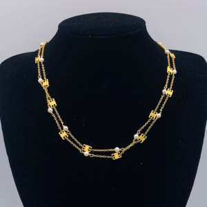 Celine Necklace NO:Y178408 Material:copper+18k gold