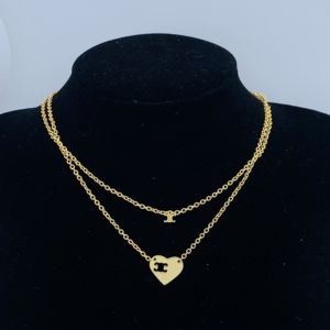 Celine Necklace NO:Y164814 Material:copper+18k gold