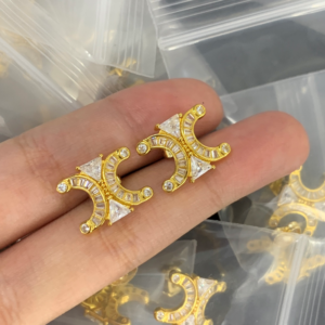 Celine Earring NO:Y174863 Material:copper+18k gold