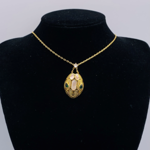 Bvlgari Necklace NO:Y185416 Material:copper+18k gold