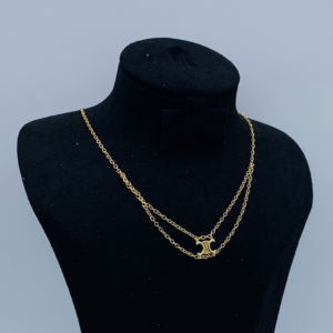Celine Necklace NO:Y158010 Material:copper+18k gold