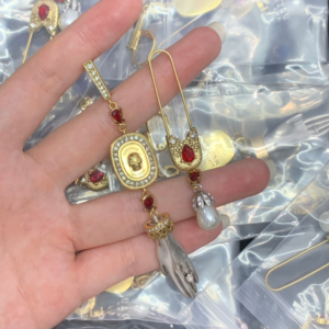 Alexander mcqueen Earring NO:Y139910 Material:copper+18k gold