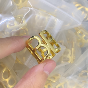 Balenciaga Ring NO:Y187342 Material:copper+18k gold