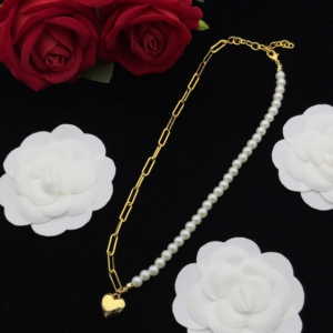 Celine Necklace NO:Y146329-1 Material:copper+18k gold